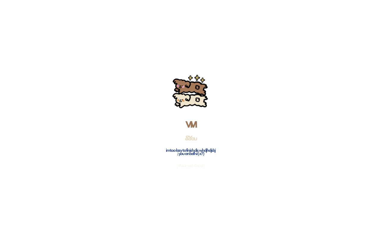 Carrd profile picture for @multiply